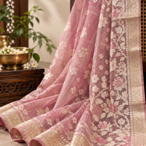 Premium Handwoven Jamdani Saree - Traditional Collection