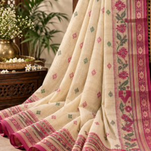 Premium Tangail Cotton Saree - Traditional Collection