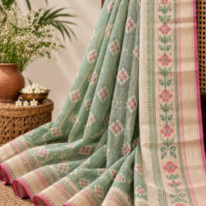 Classic Handwoven Tangail Saree - Traditional Collection